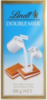 Chocolate Lindt Double Milk 100 grs